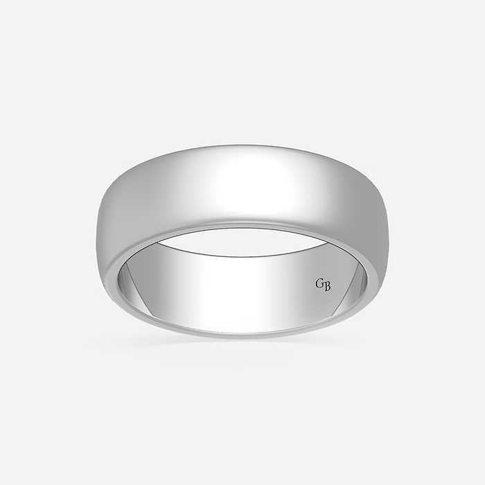 6mm Dome Wedding Band